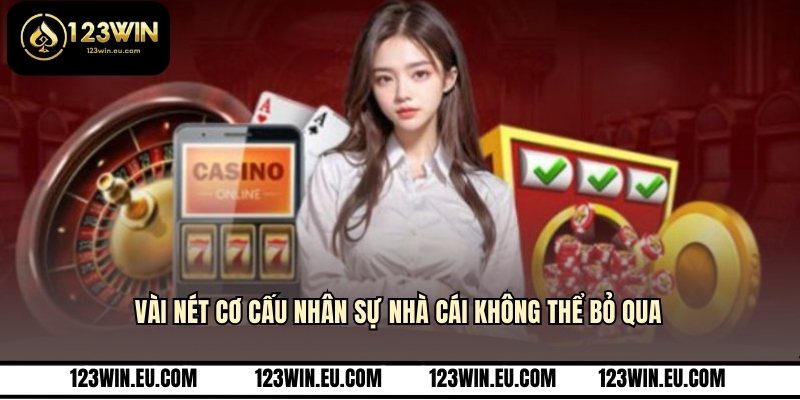 Vài nét cơ cấu nhân sự nhà cái không thể bỏ qua