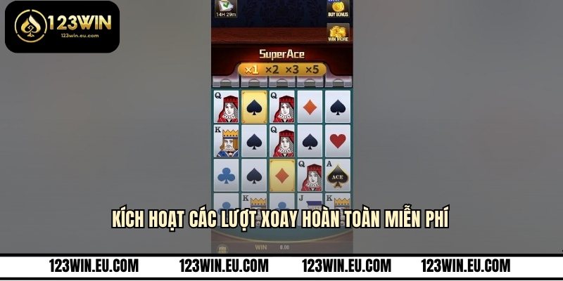 Kích hoạt các lượt xoay hoàn toàn miễn phí